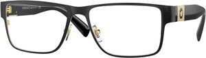 Versace Ve 55Mm Black Metal Rectangle #176455V10B